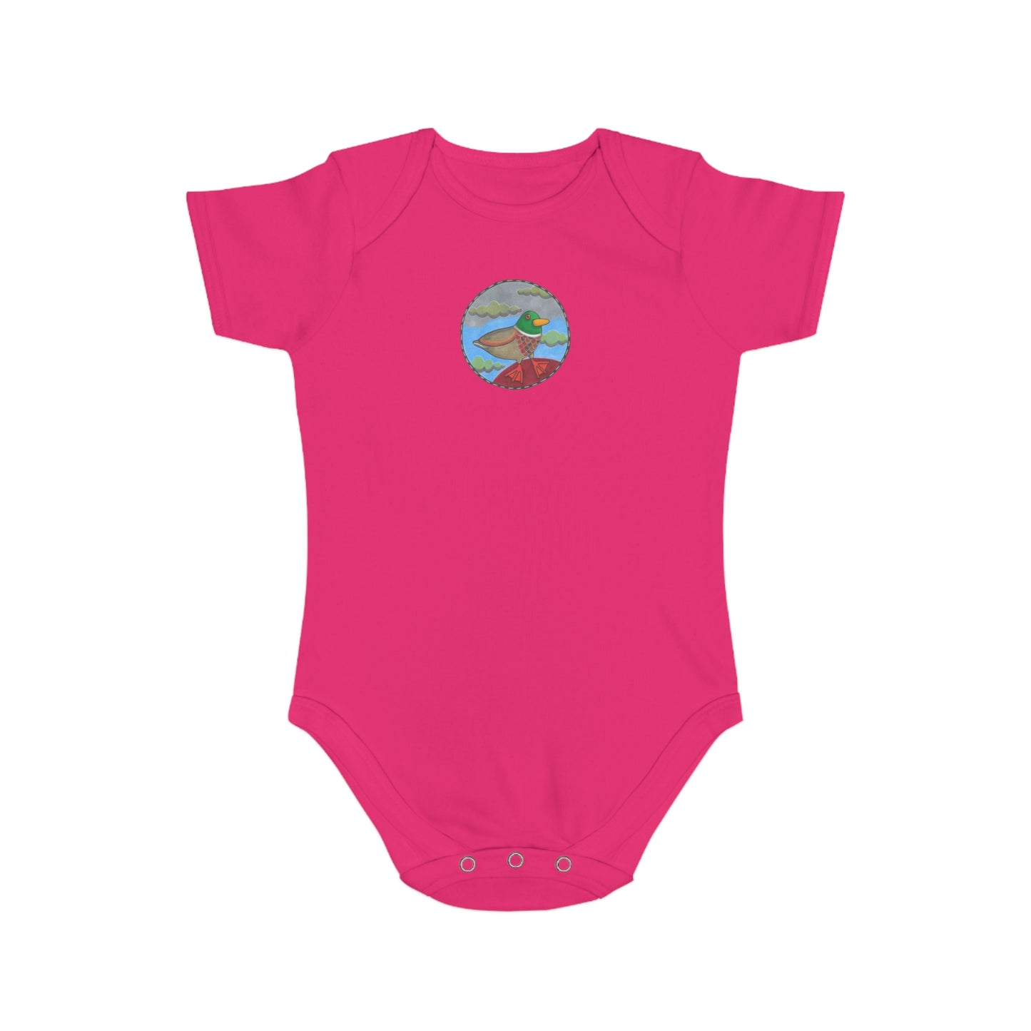 Mark the Mallard Baby Bodysuit