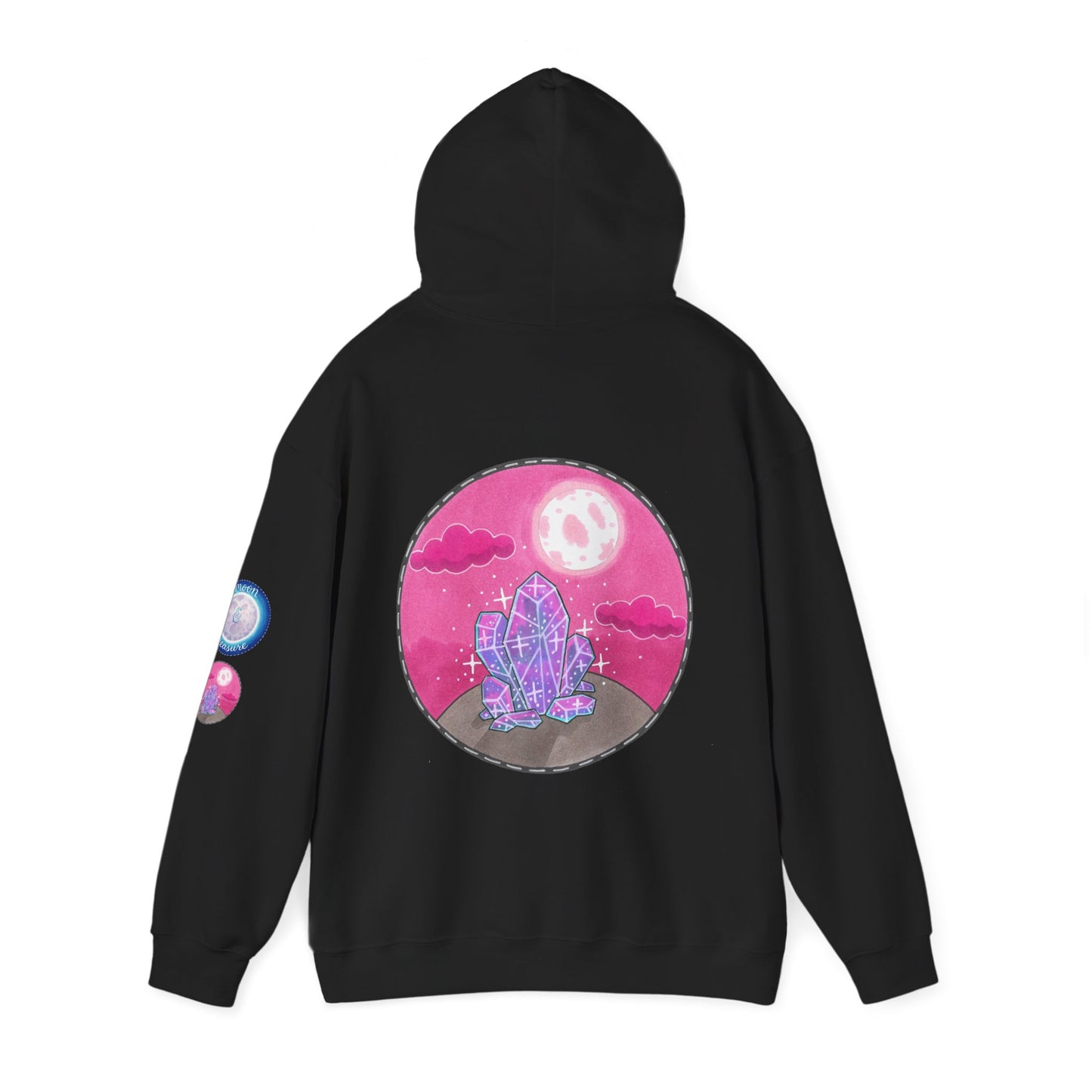 Psychedelic Crystal Moon Hoodie