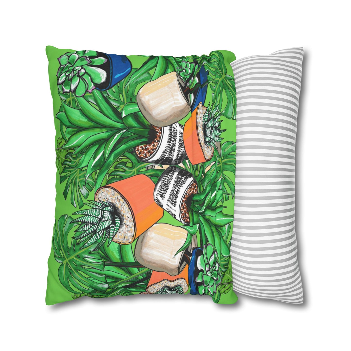 Botanical Succulent Pillowcase