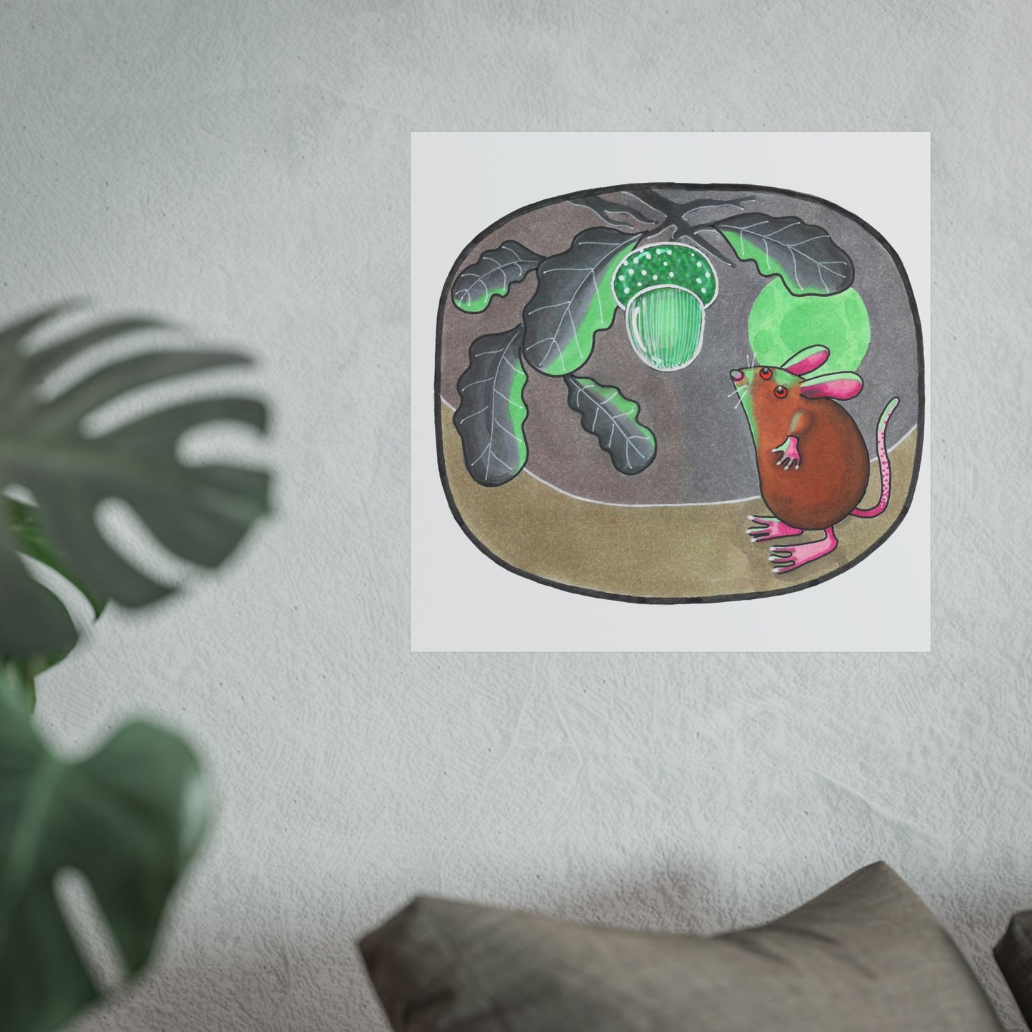 Ernie the Mouse Art Poster