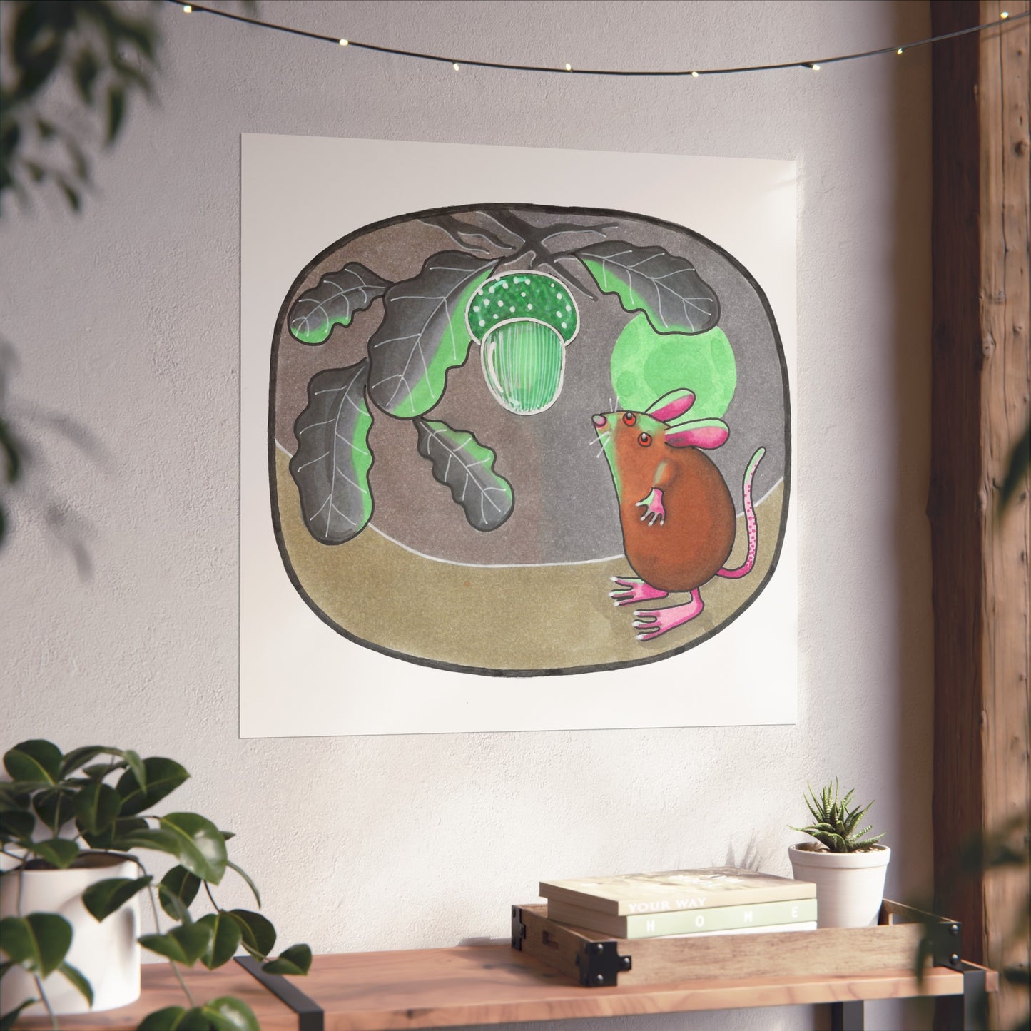 Ernie the Mouse Art Poster