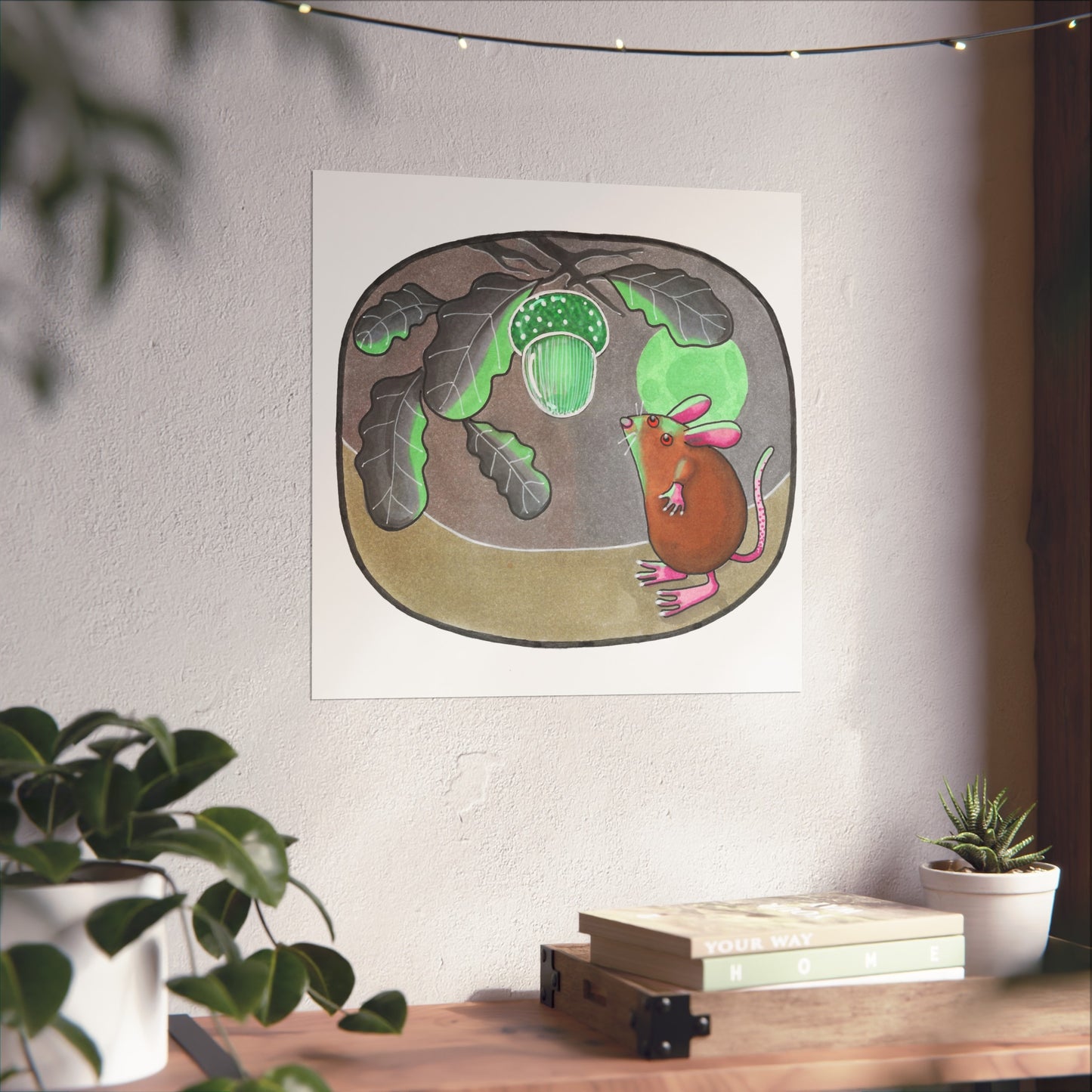 Ernie the Mouse Art Poster