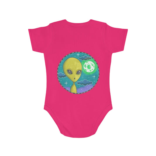 Alfred the Alien Baby Bodysuit