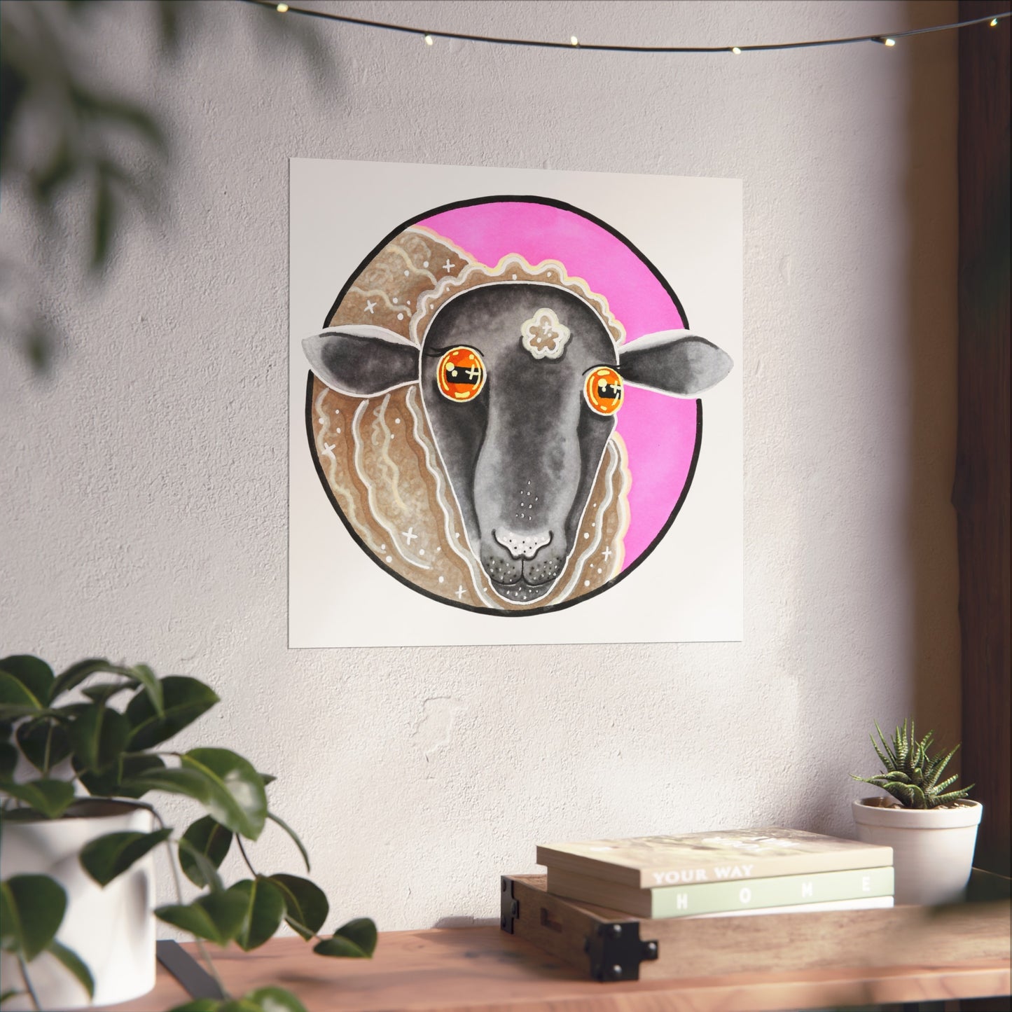 Steve the Sheep Art Poster