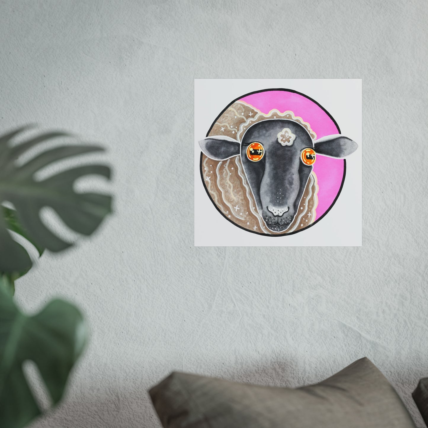 Steve the Sheep Art Poster