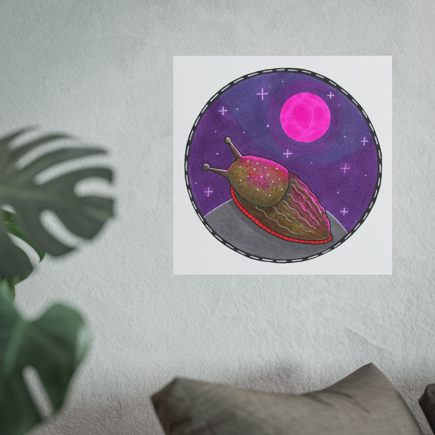 Slugly the Slug Art Poster