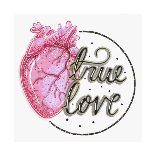 True Love Art Poster