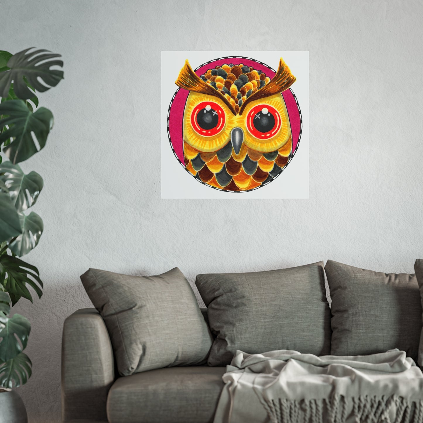 Sir Douglas Hootington the Owl Art Poster