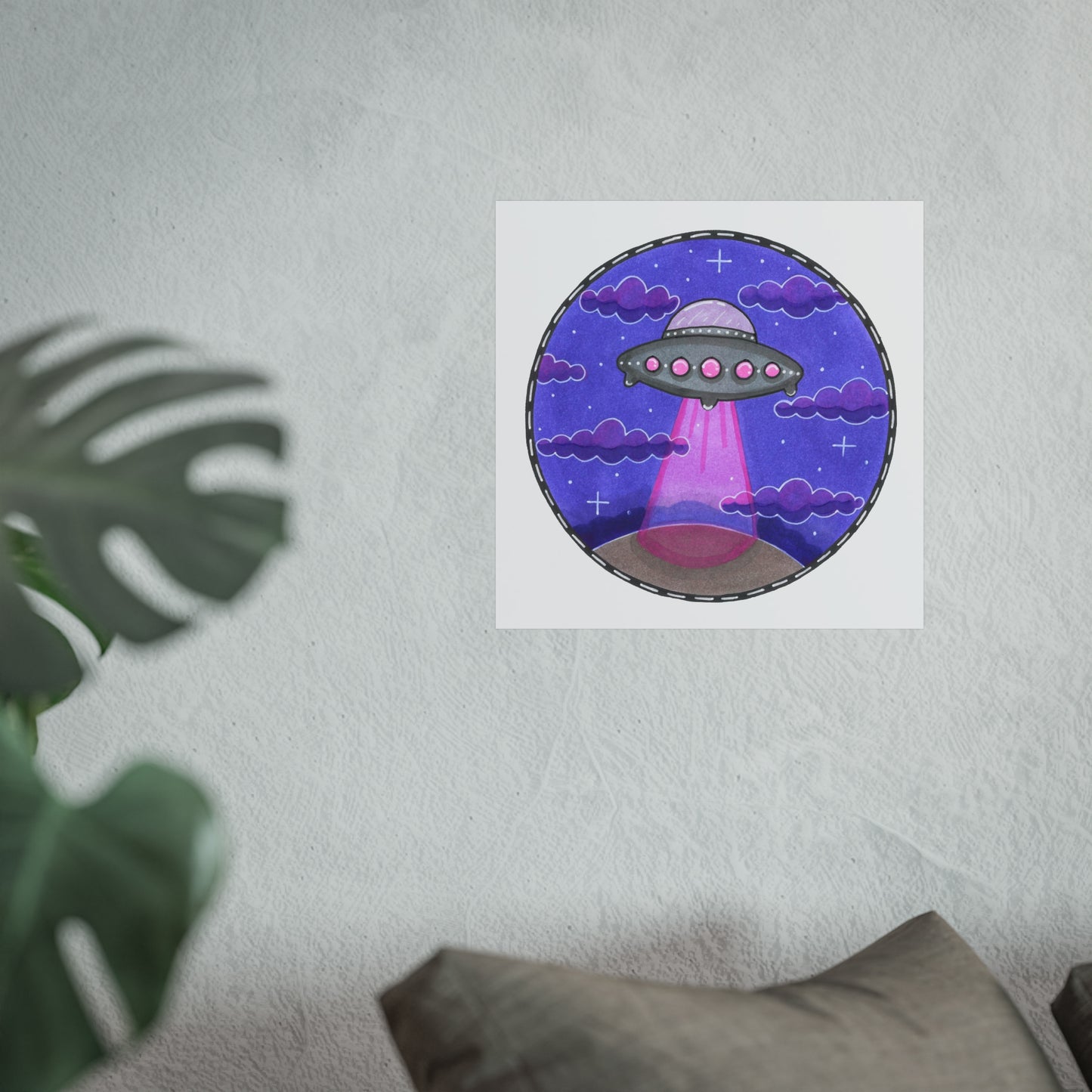 UFO Dreams Art Poster