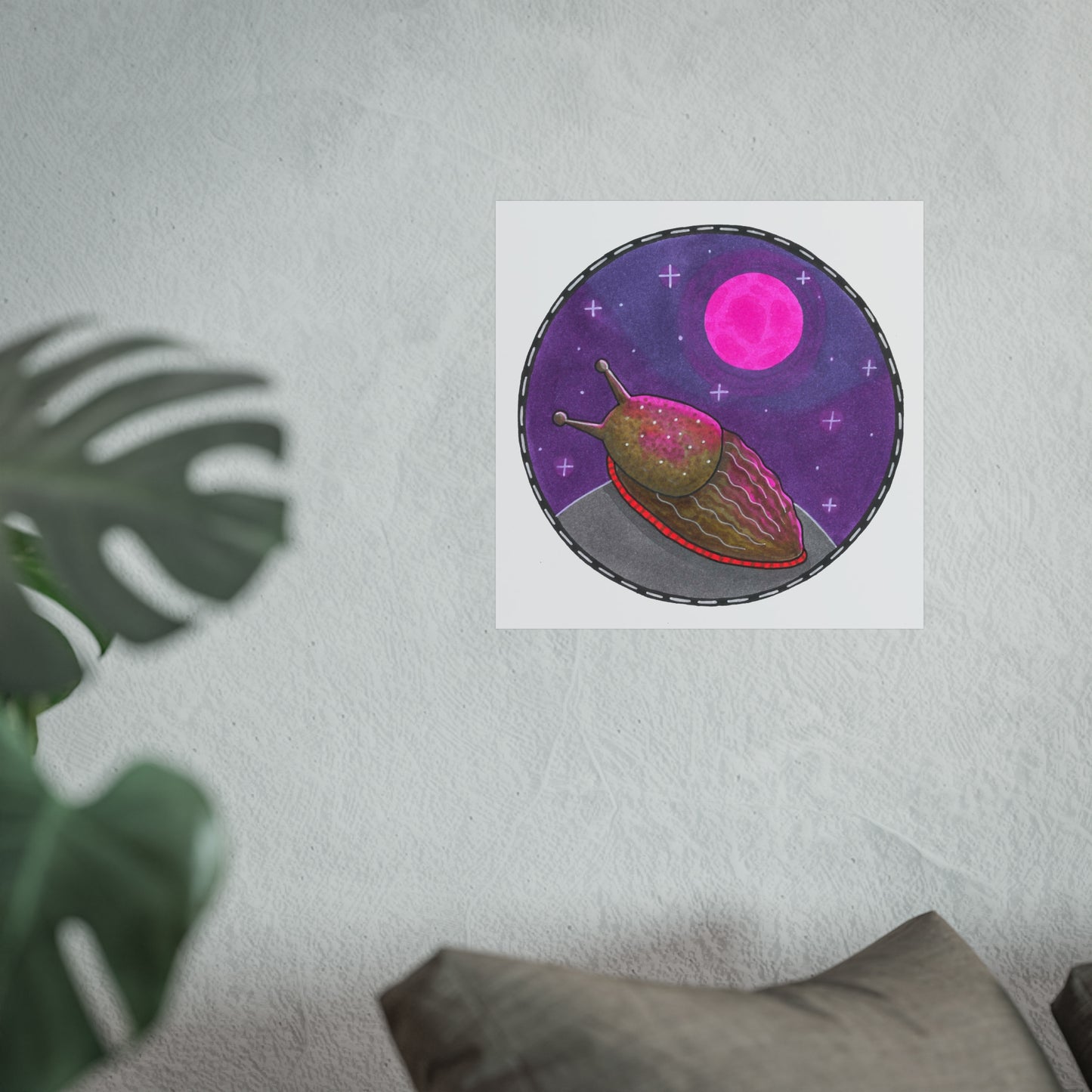 Slugly the Slug Art Poster