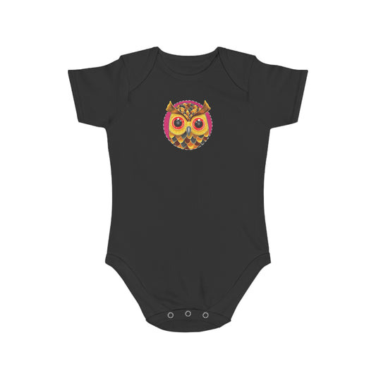 Sir Douglas Hootington the Owl Baby Bodysuit
