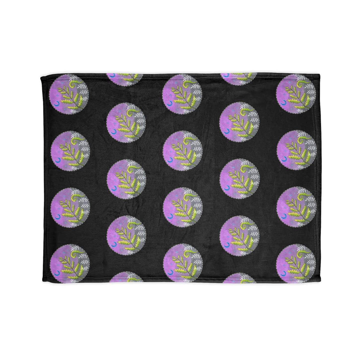 Fern Moonlight Throw Blanket