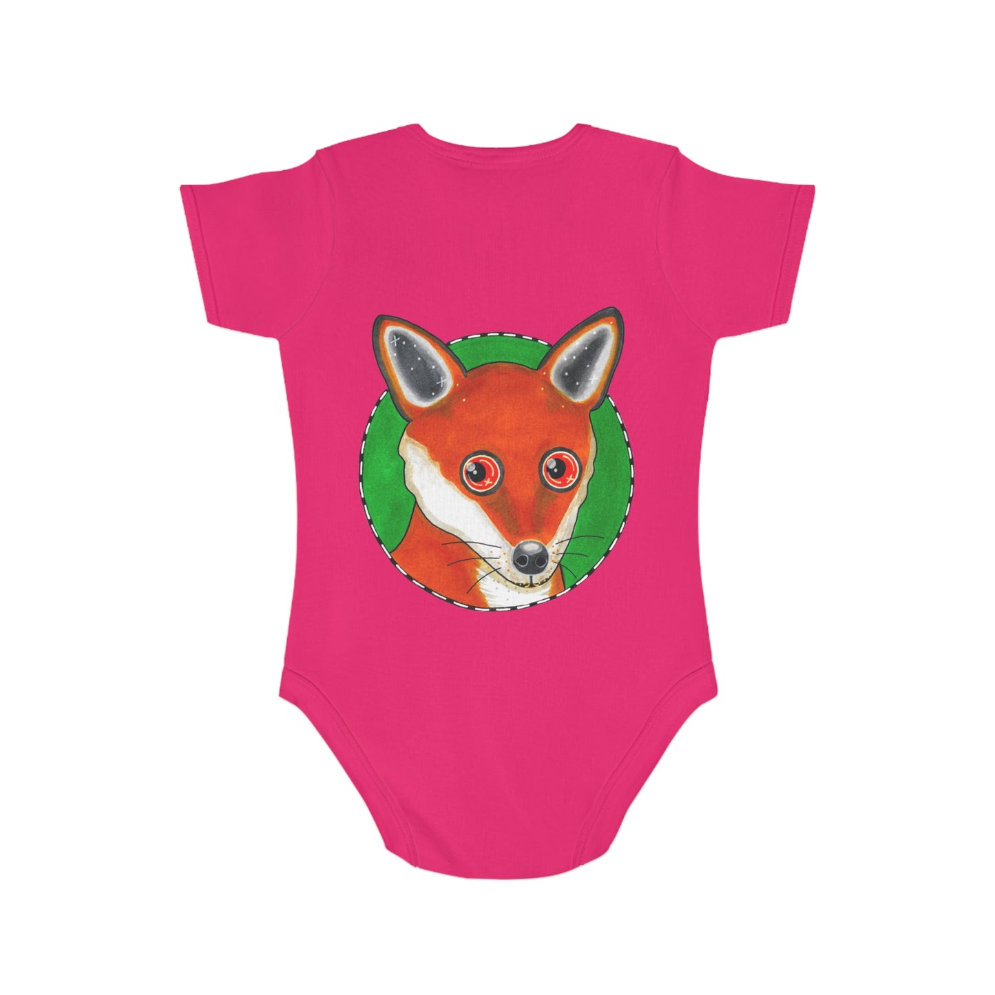 Phillip the Fox Face Baby Bodysuit