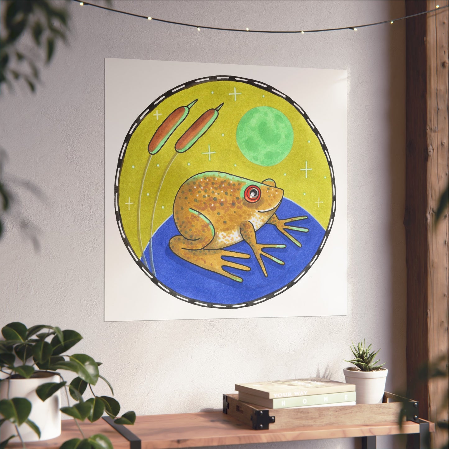 Geoffrey the Frog Art Poster