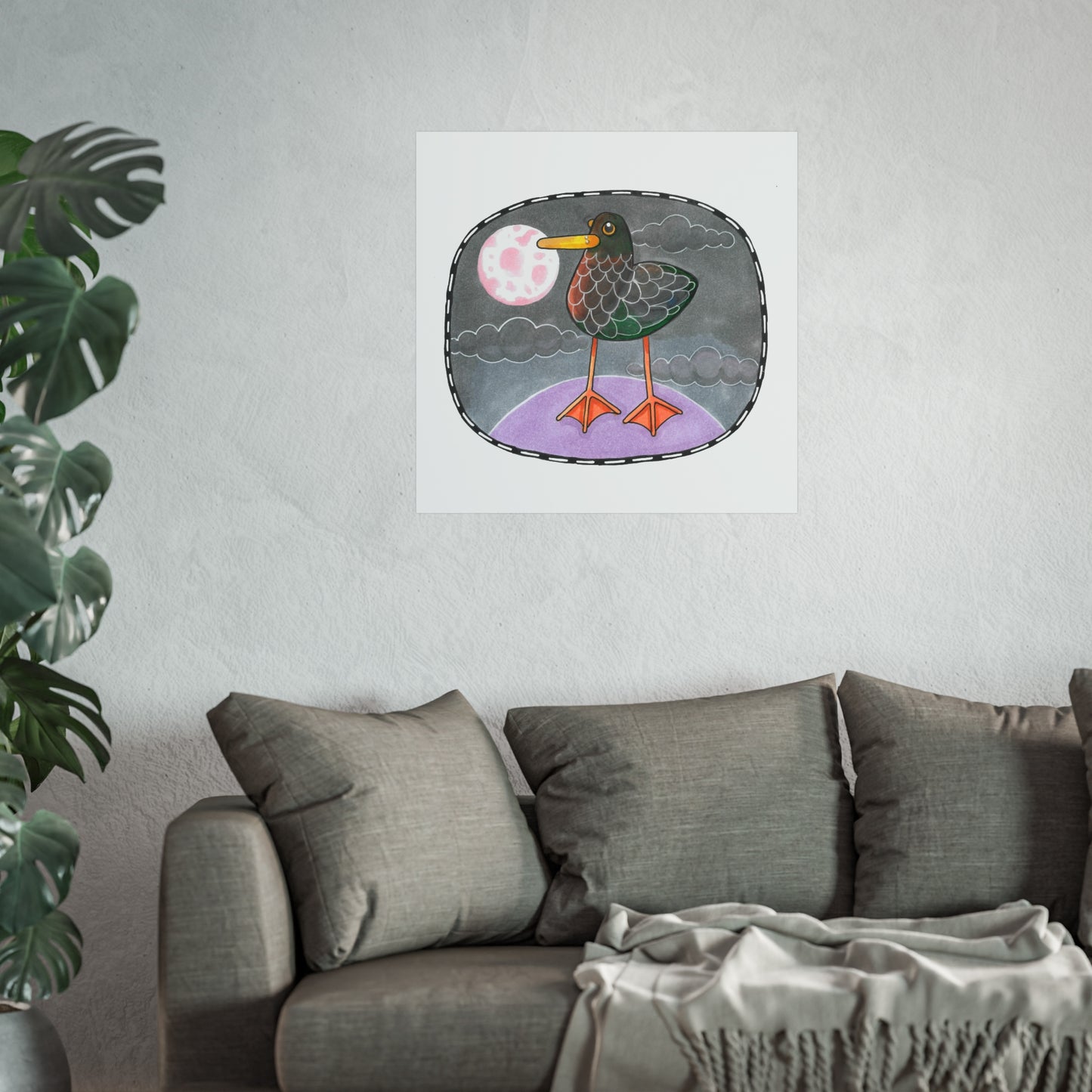 Peter the Bird Art Poster