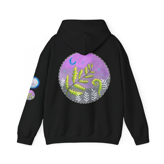 Moonlight Fern Moon Hoodie