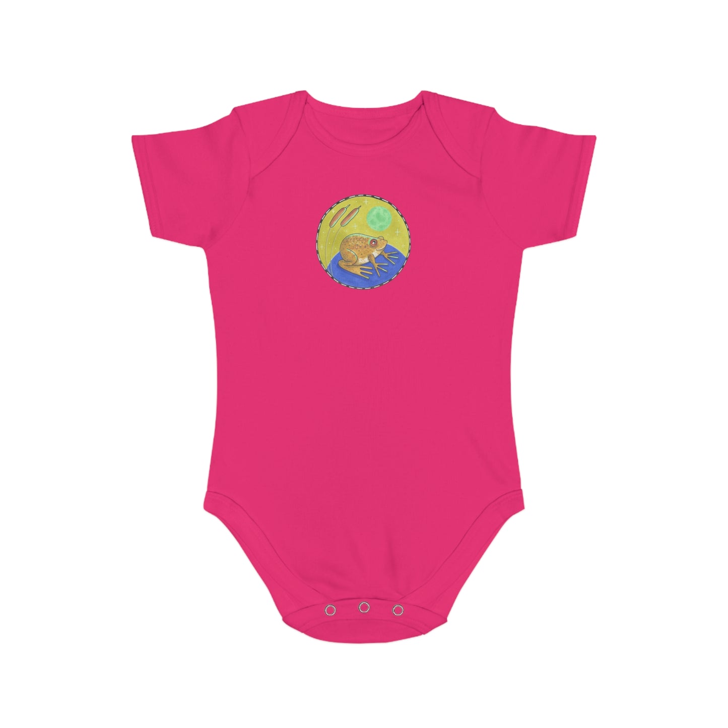 Geoffrey the Frog Baby Bodysuit