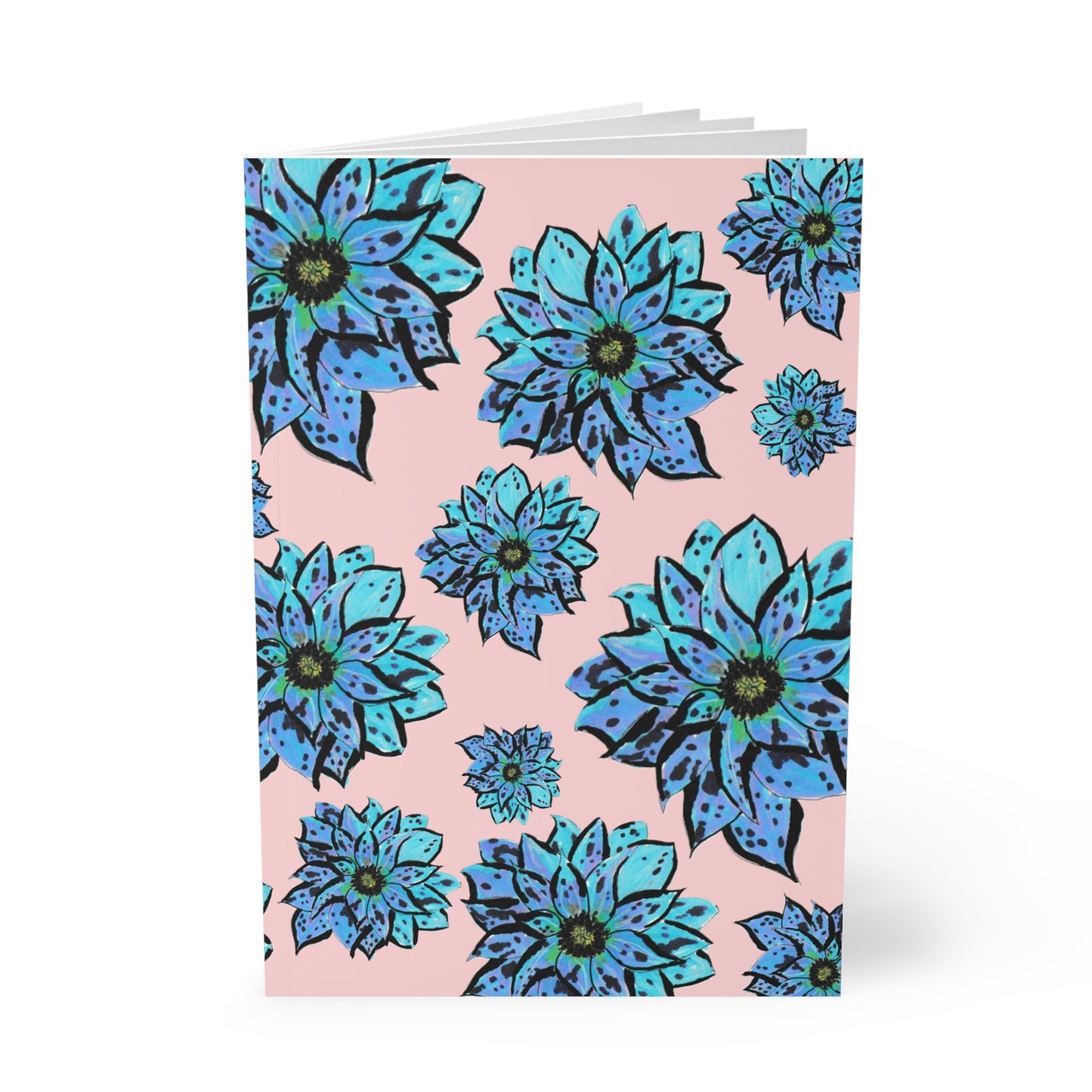 Blue Dahlia A5 Softcover Notebook