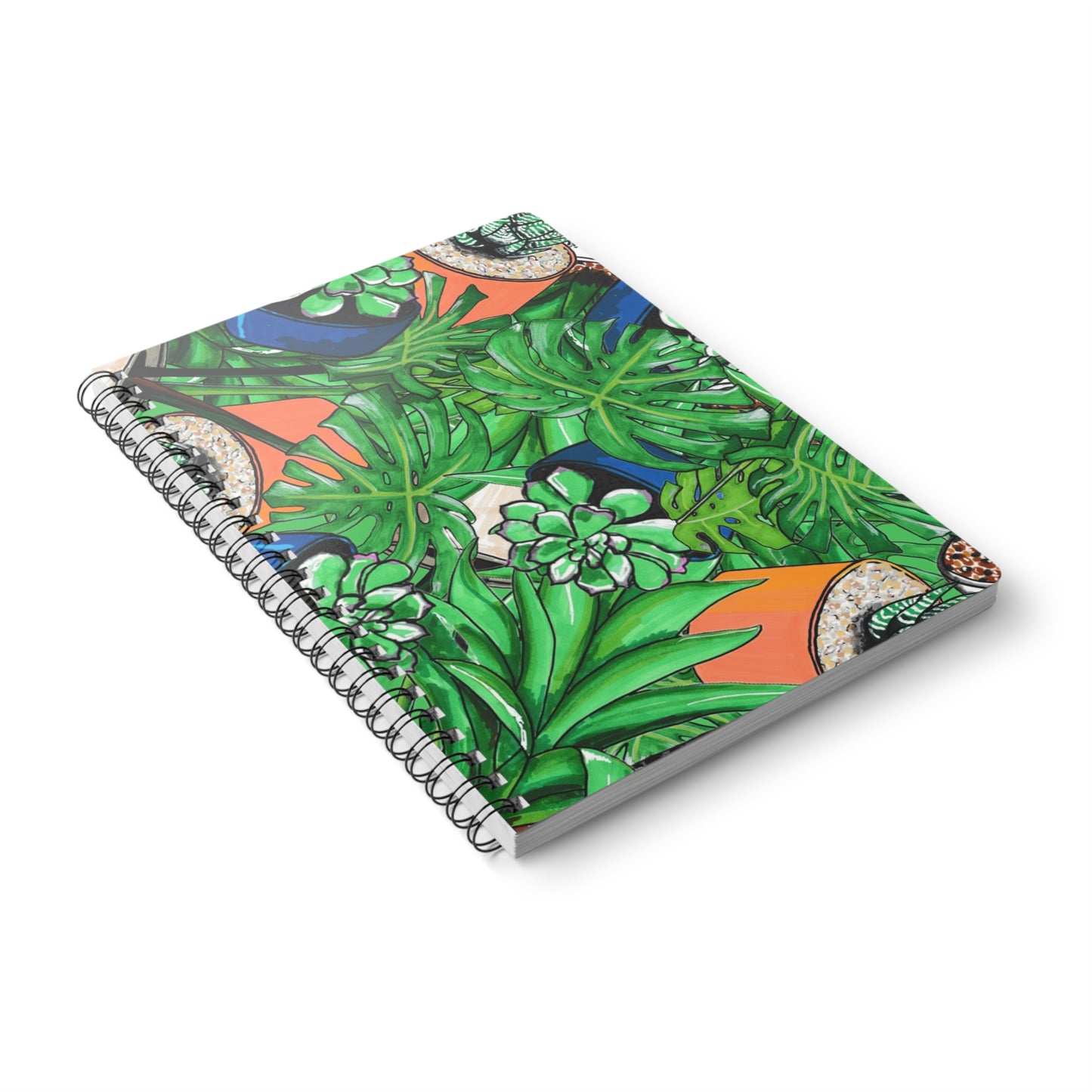 Tropical Succulents A5  Notebook