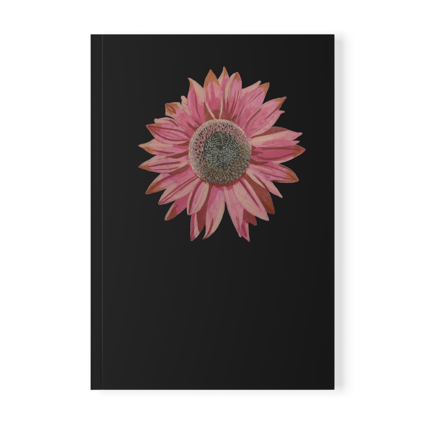 Pink Sunflower A5 Softcover Notebook