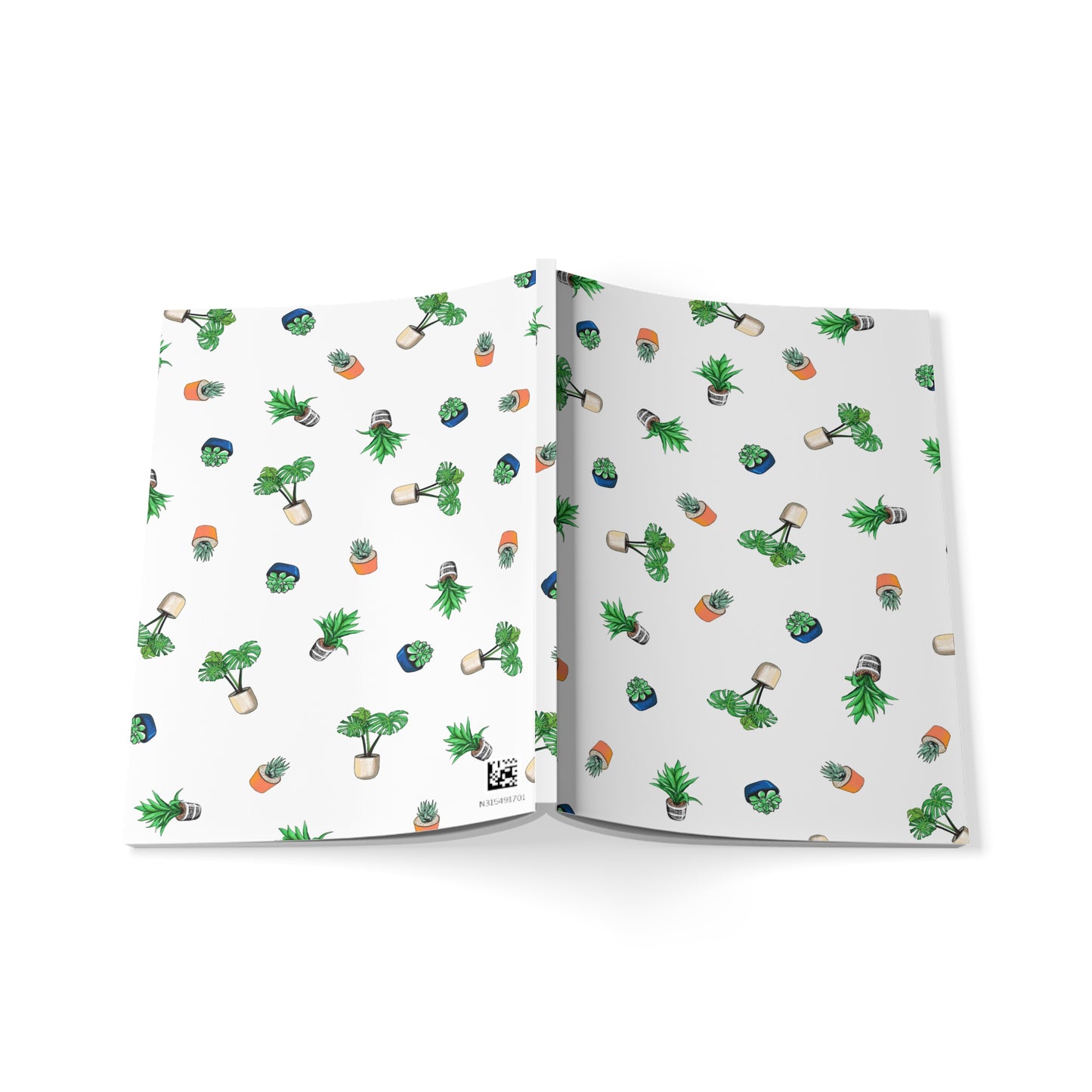 A5 Plant Lovers Pattern A5 Notebook