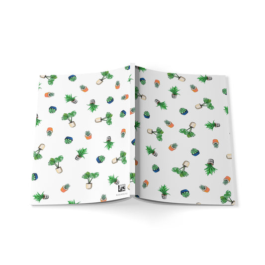 A5 Plant Lovers Pattern A5 Notebook