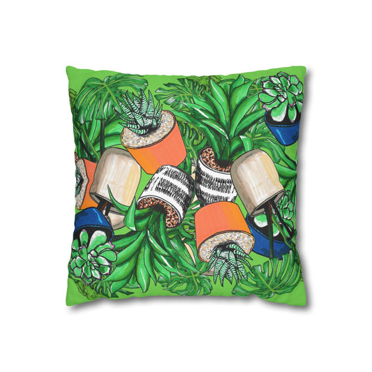 Botanical Succulent Pillowcase