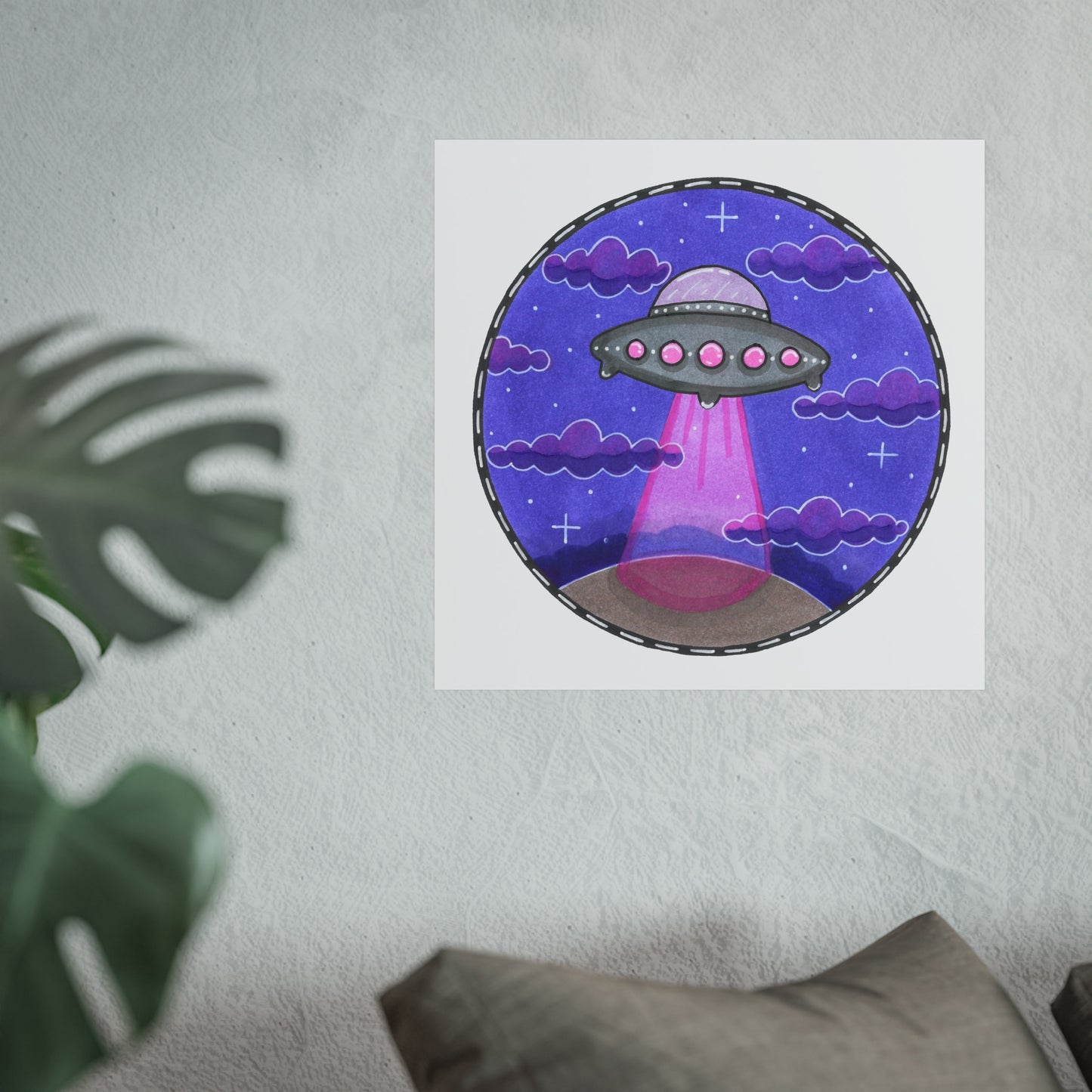 UFO Dreams Art Poster