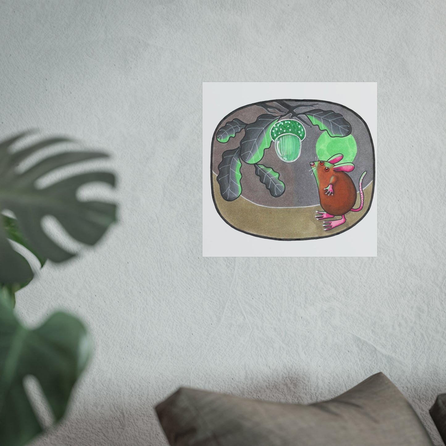 Ernie the Mouse Art Poster