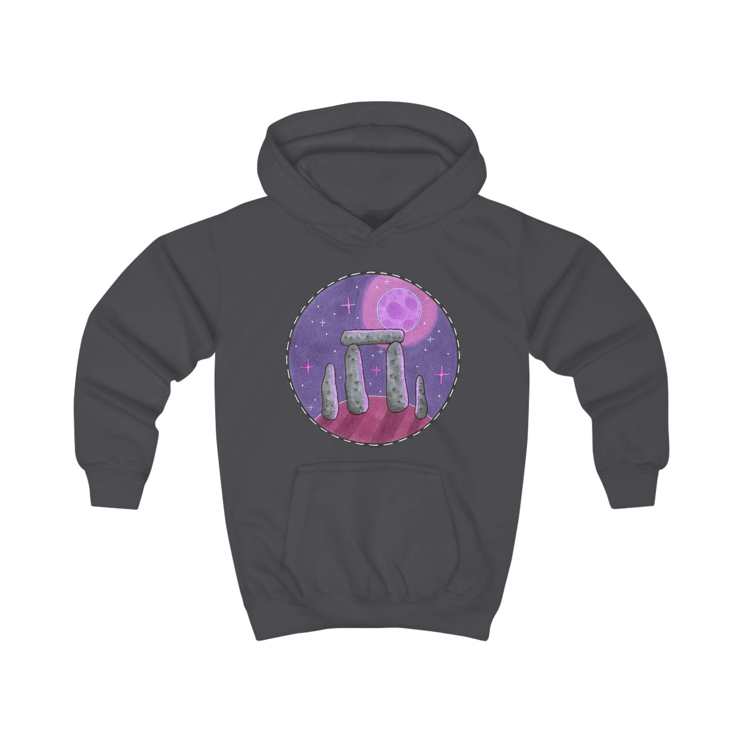 Stonehenge Moonlight Kids Hoodie
