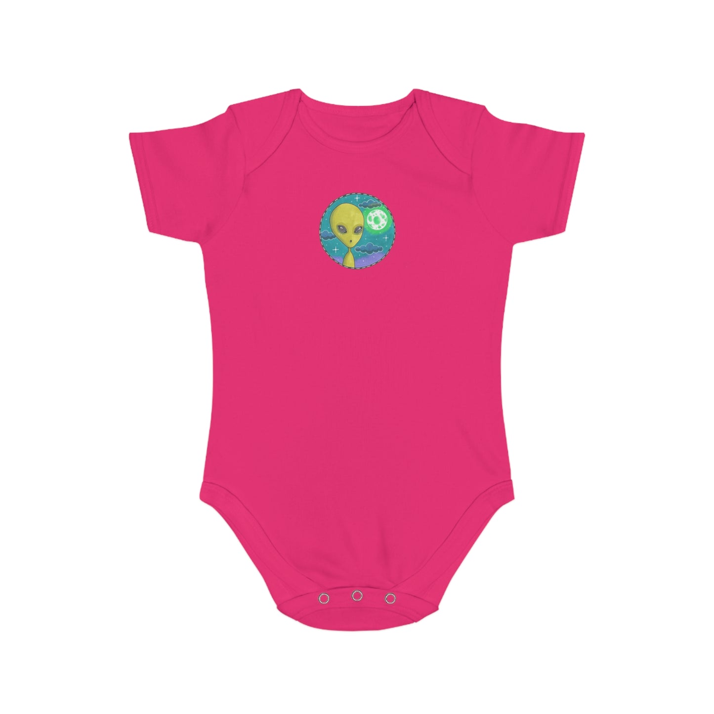 Alfred the Alien Baby Bodysuit