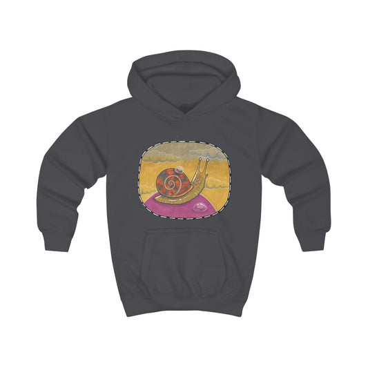 Slow Norman the Snail Kids Hoodie