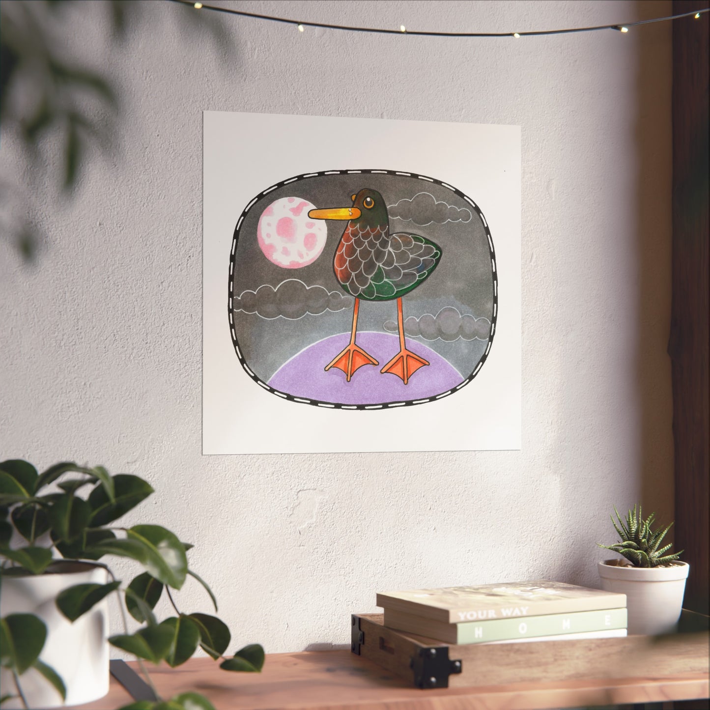 Peter the Bird Art Poster