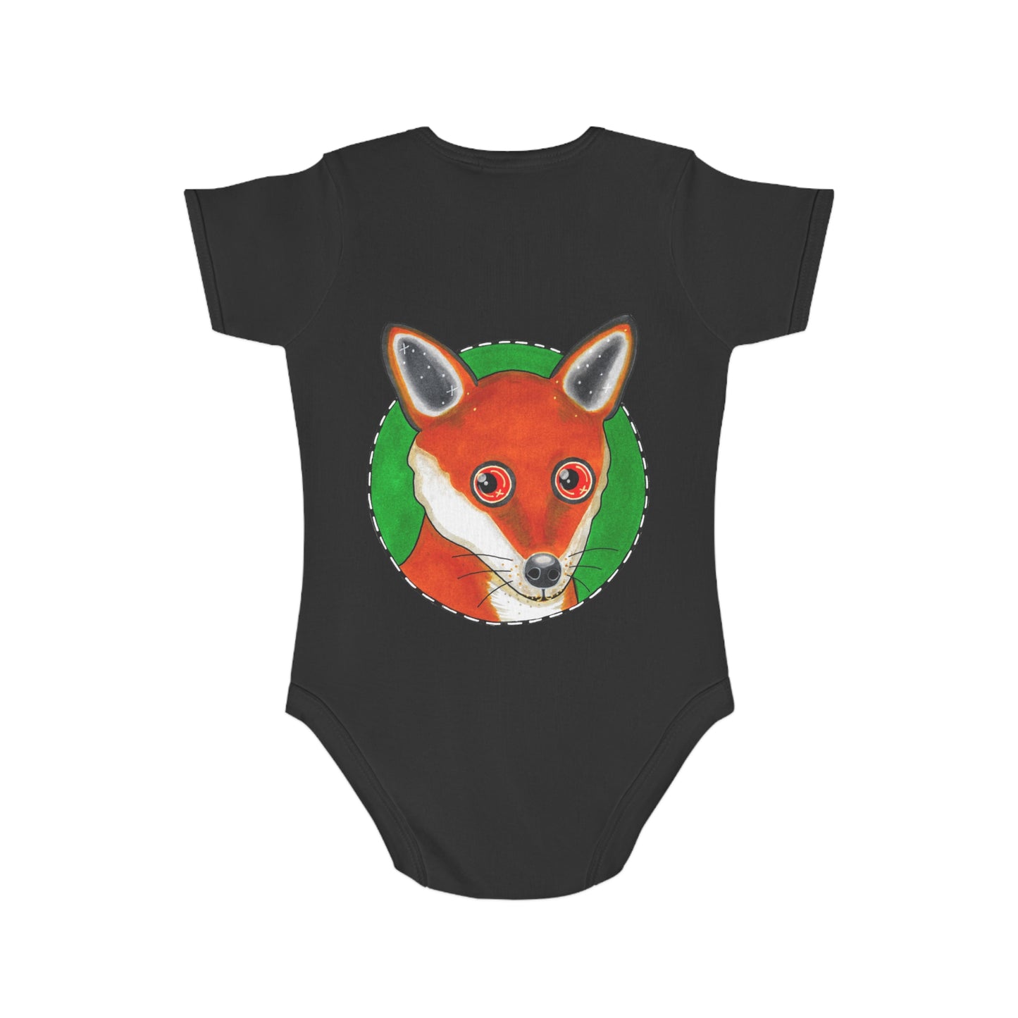 Phillip the Fox Face Baby Bodysuit