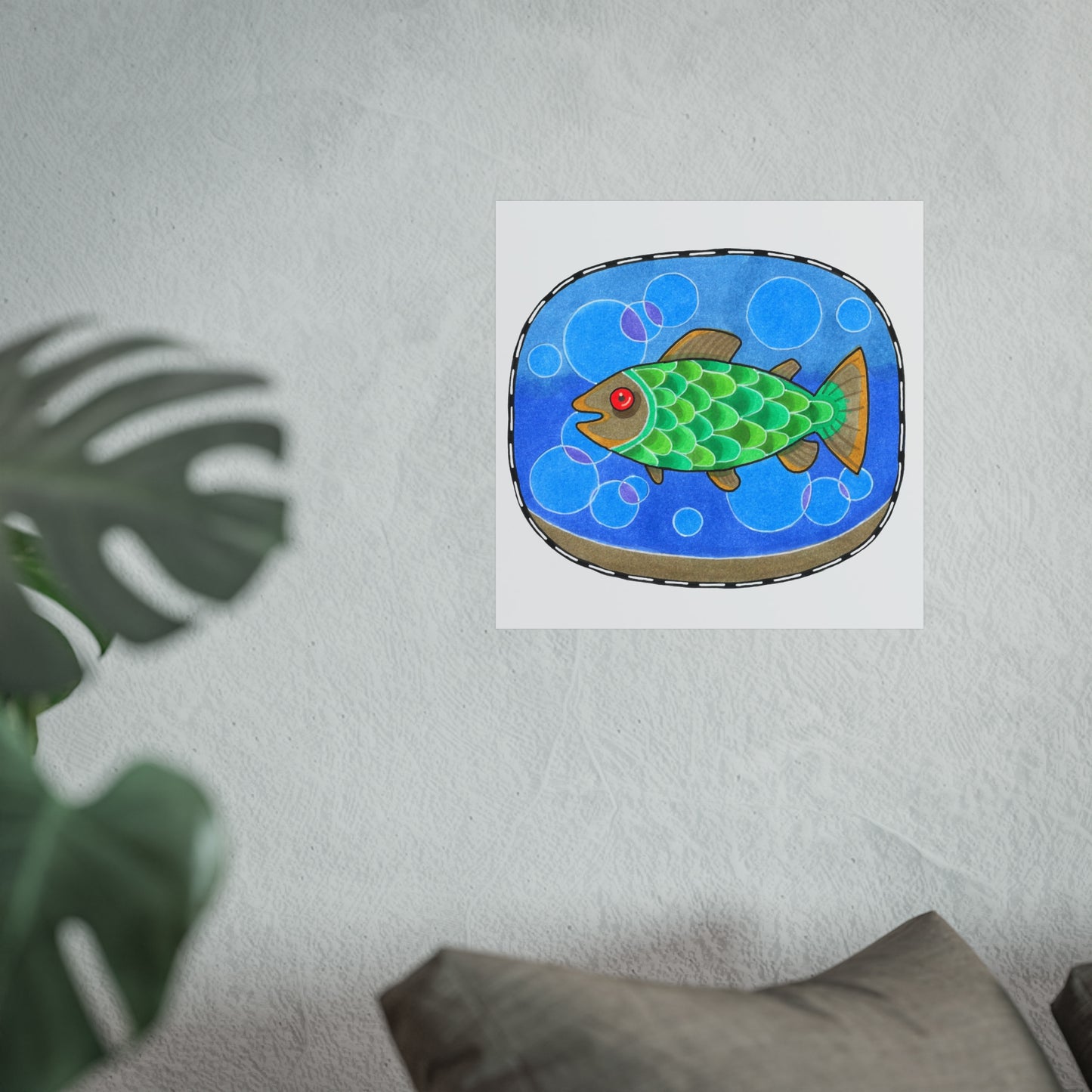 Jeremy the Fish Art Poster