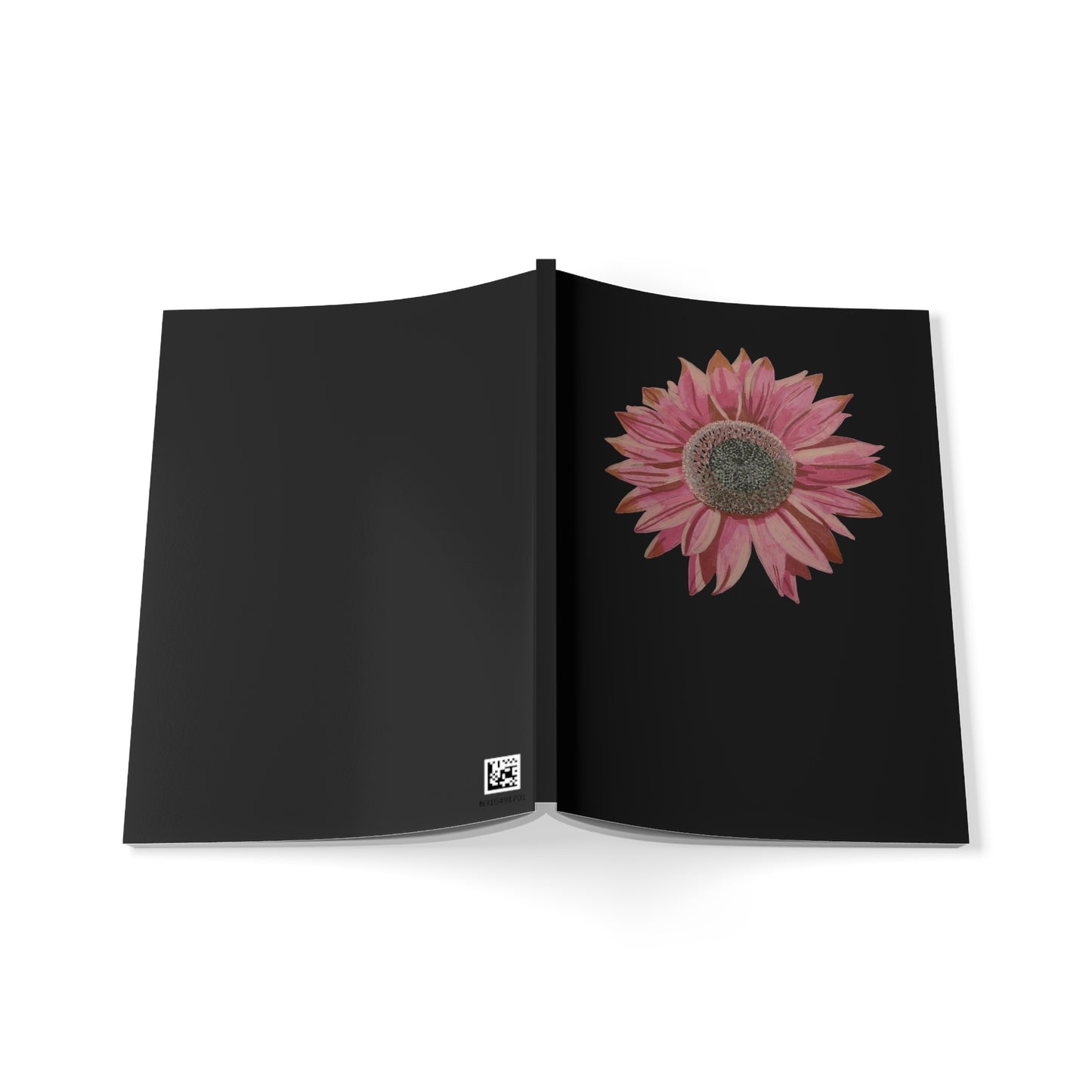 Pink Sunflower A5 Softcover Notebook