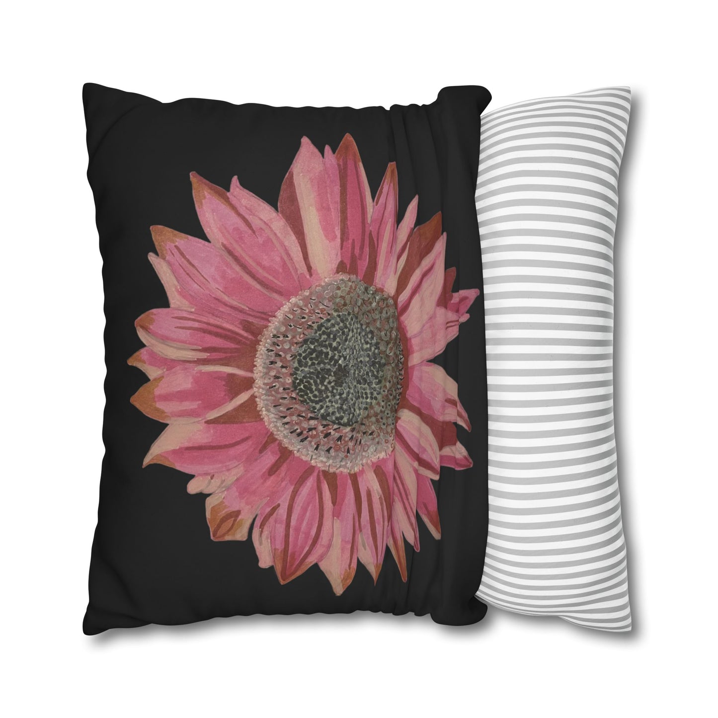Pink Sunflower Pillowcase