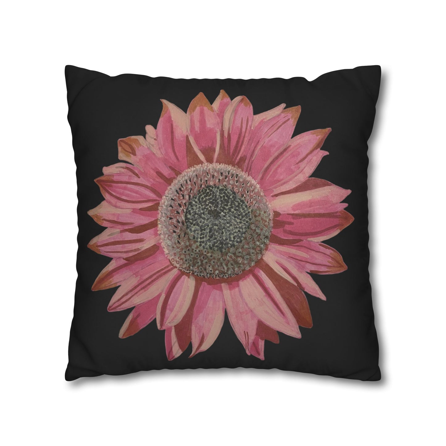 Pink Sunflower Pillowcase