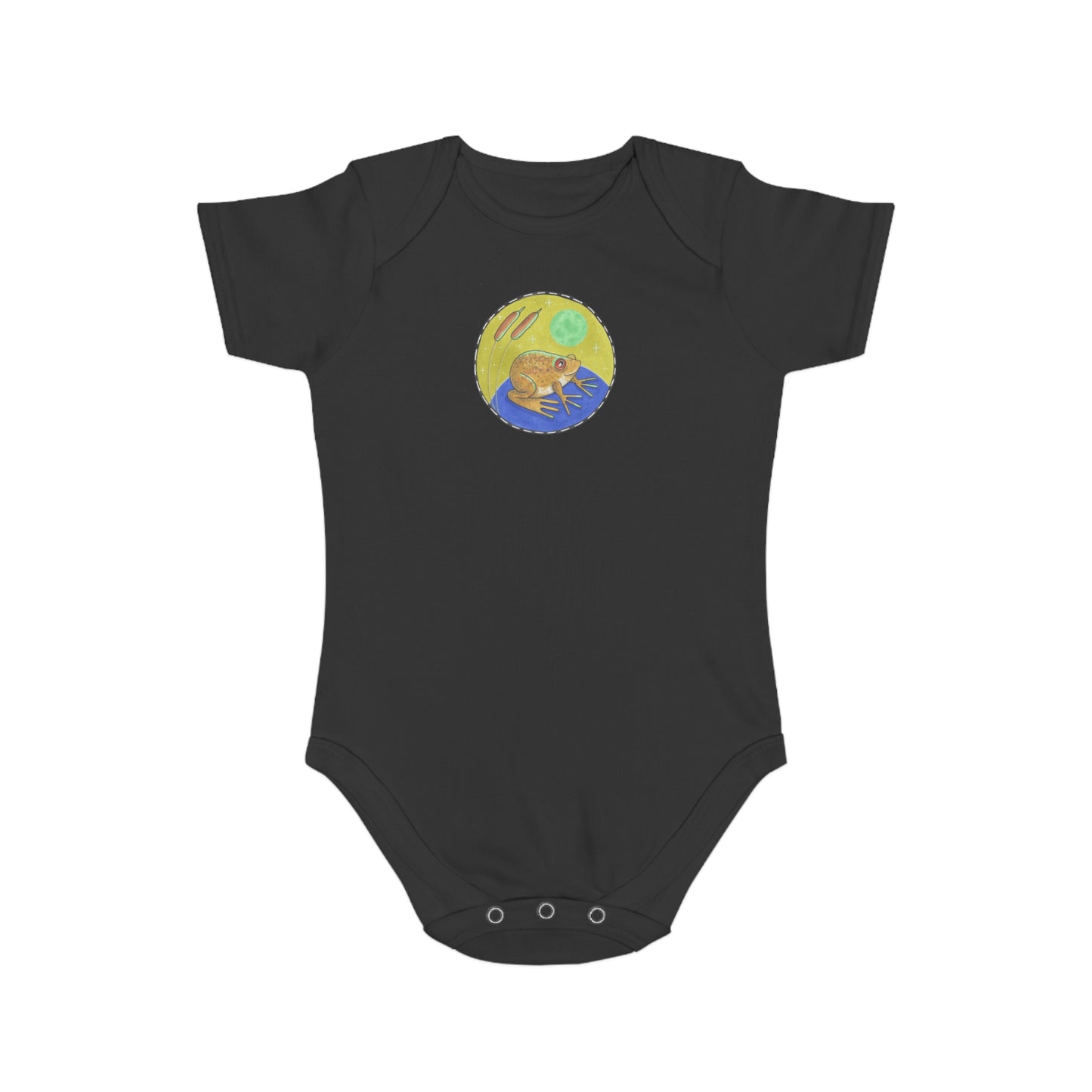 Geoffrey the Frog Baby Bodysuit