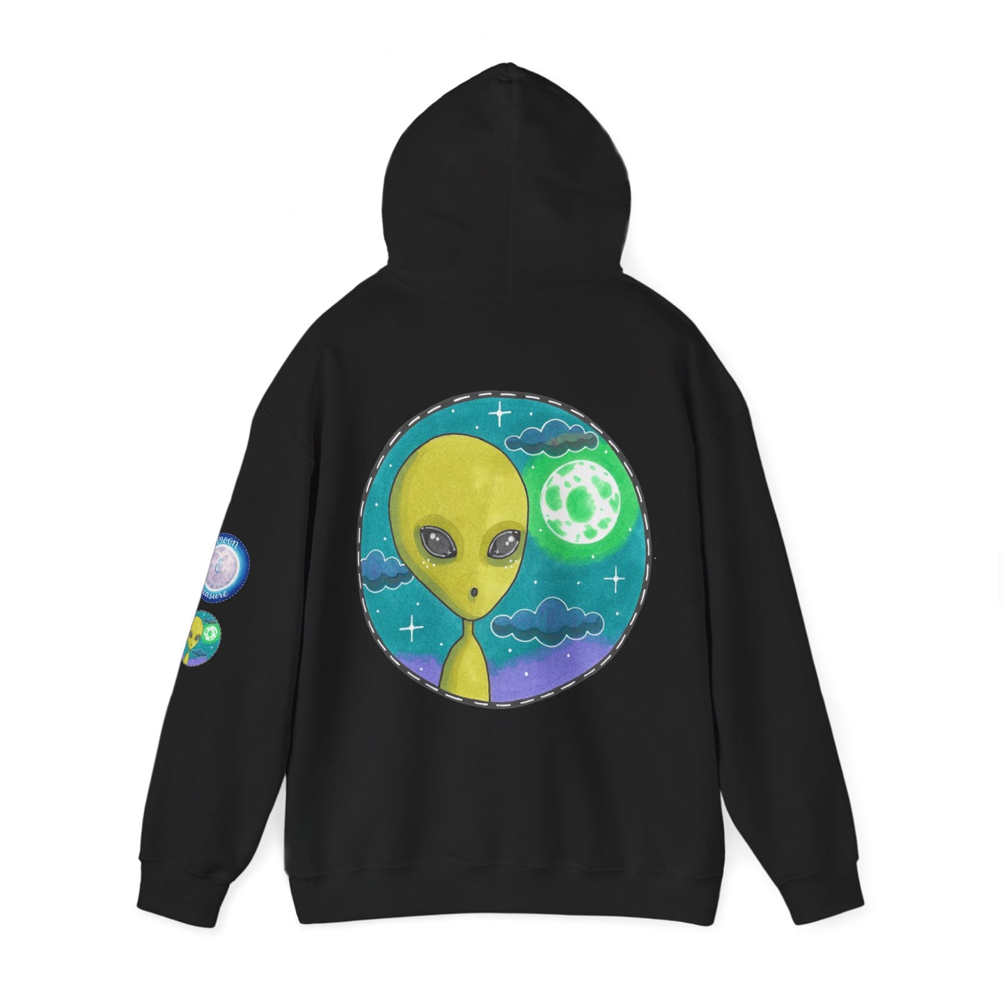 Alfred the Alien Moon Hoodie
