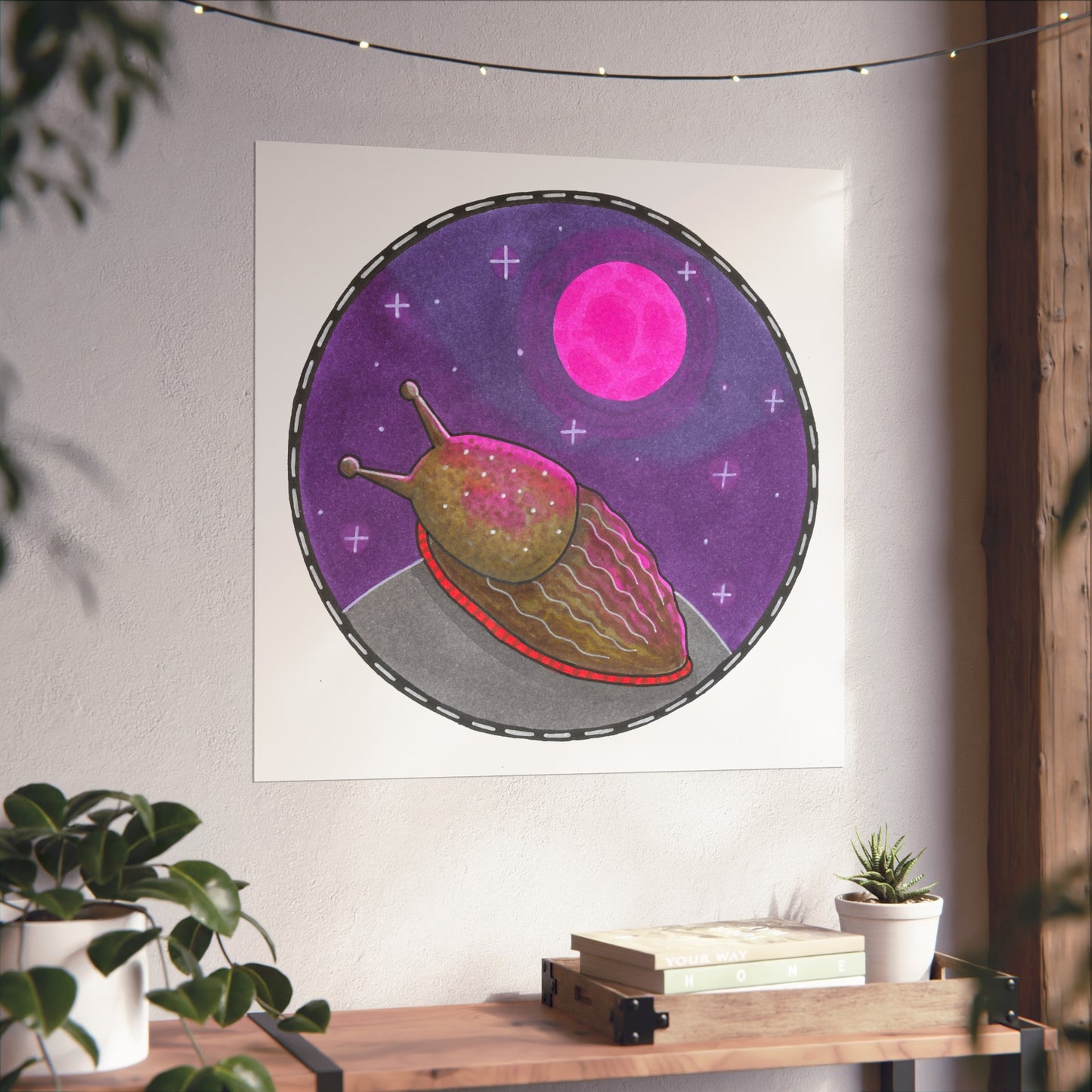 Slugly the Slug Art Poster