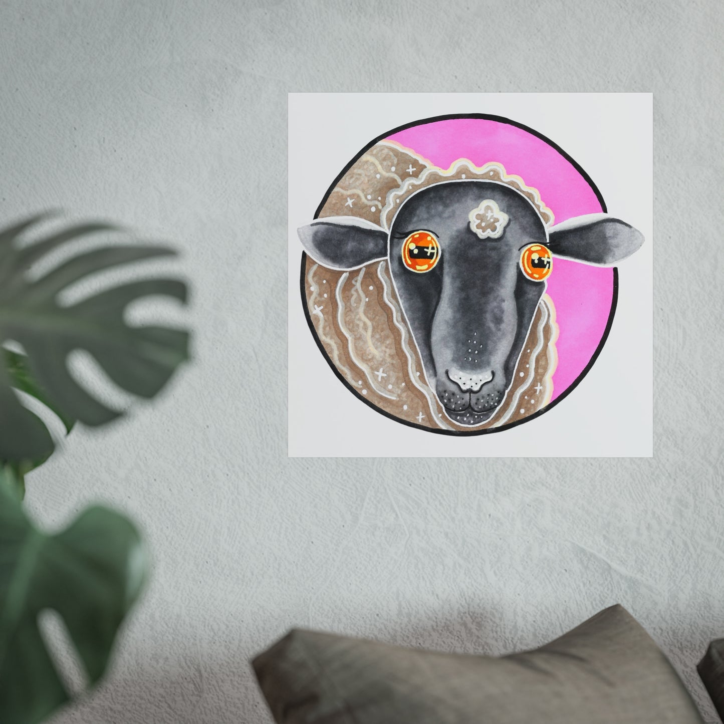 Steve the Sheep Art Poster