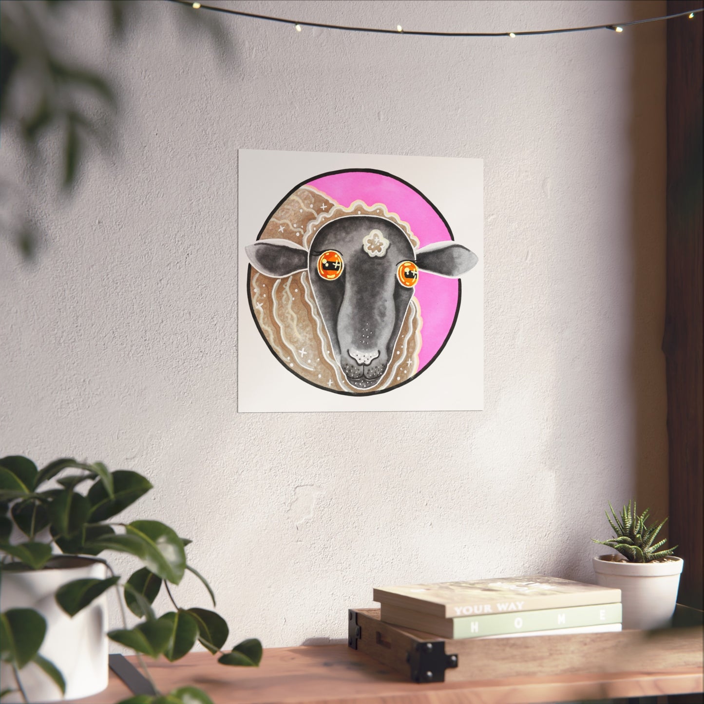 Steve the Sheep Art Poster