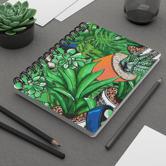 Tropical Botanical Spiral Notebook