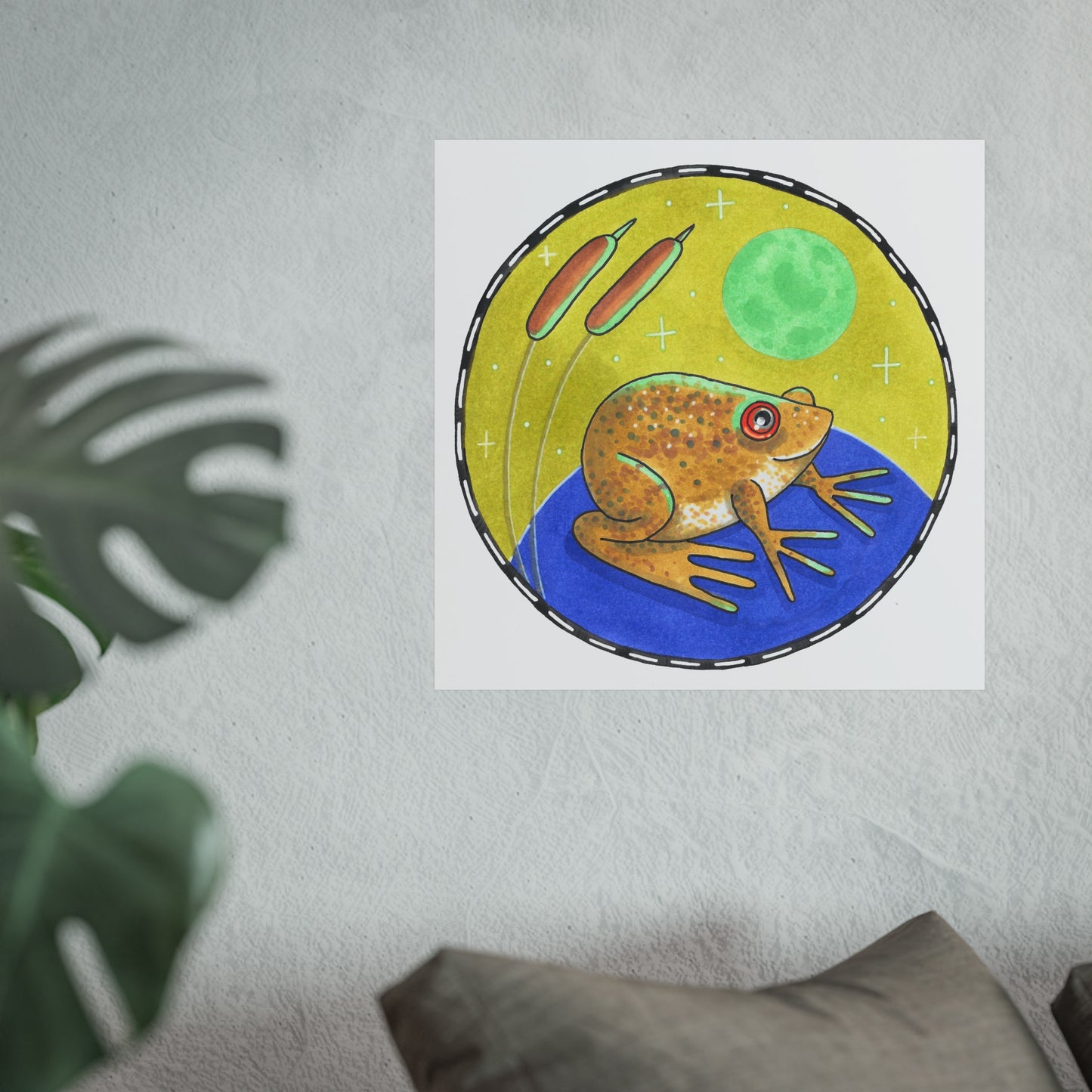 Geoffrey the Frog Art Poster