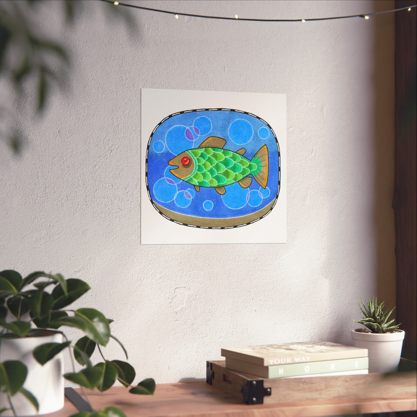 Jeremy the Fish Art Poster