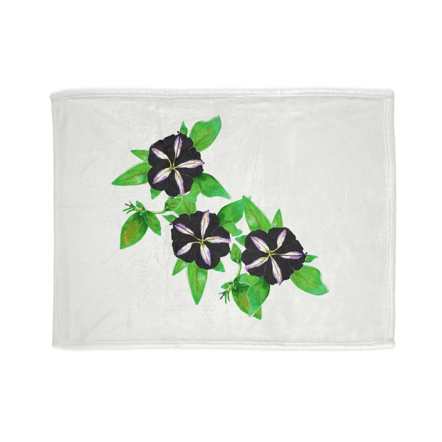 Morning Glory Throw Blanket