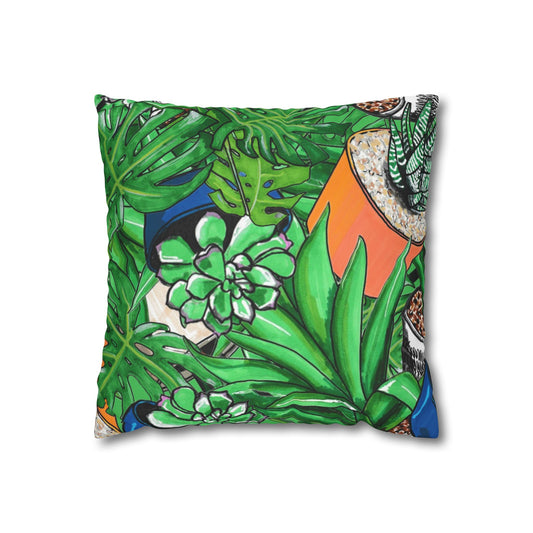Tropical Succulent Pillowcase