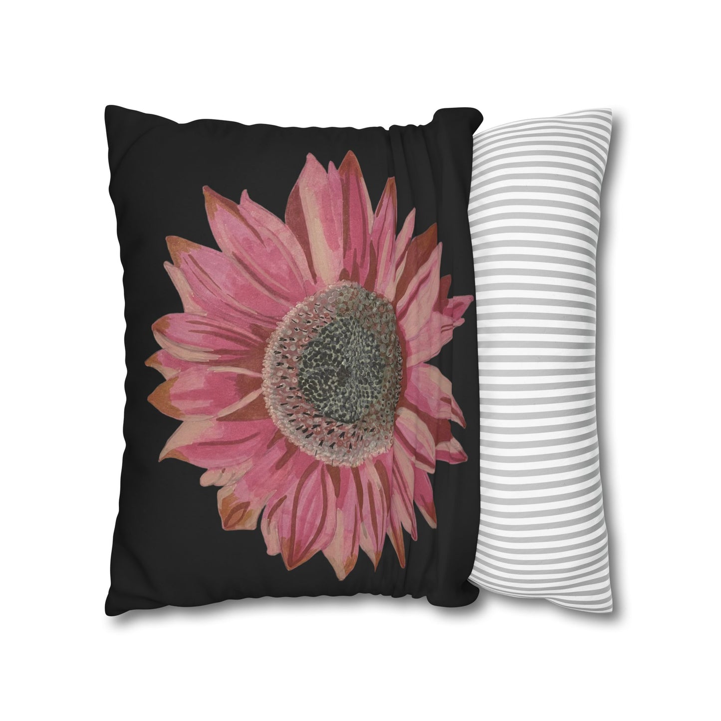 Pink Sunflower Pillowcase