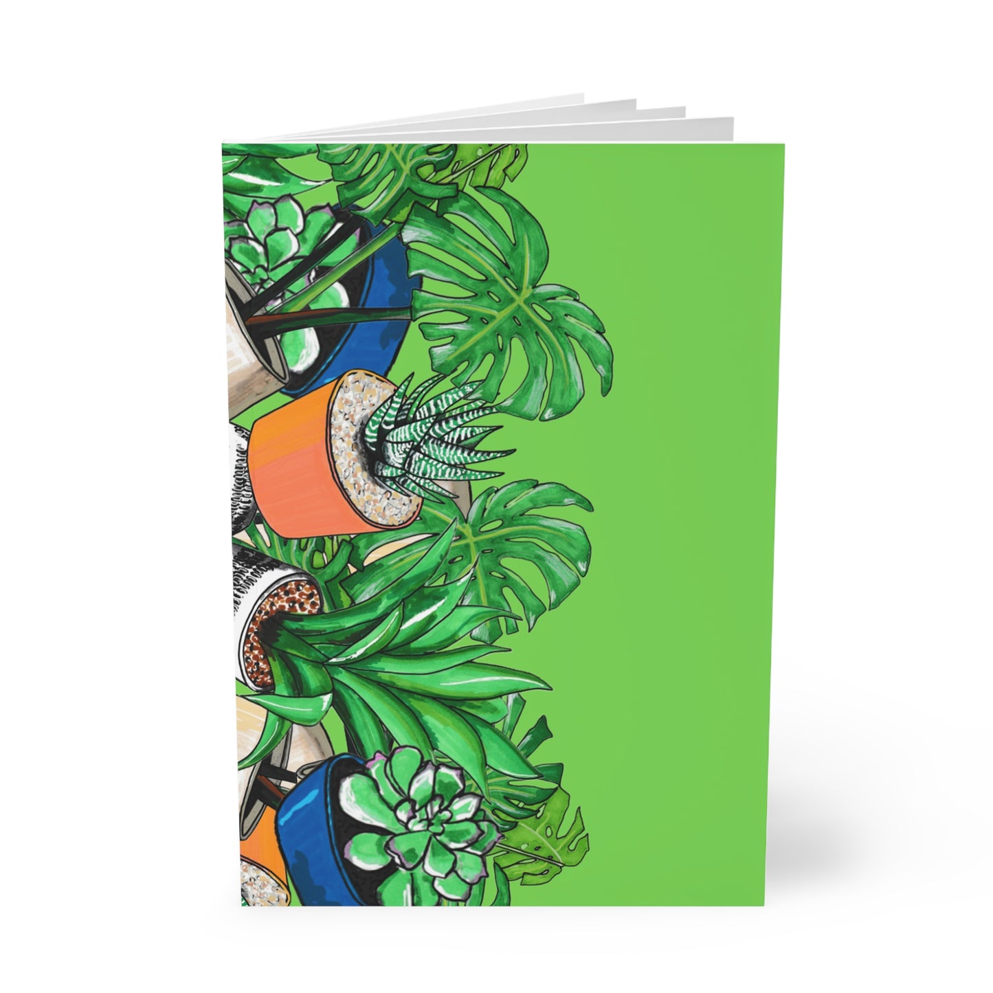 Botanical Succulents A5 Softcover Notebook